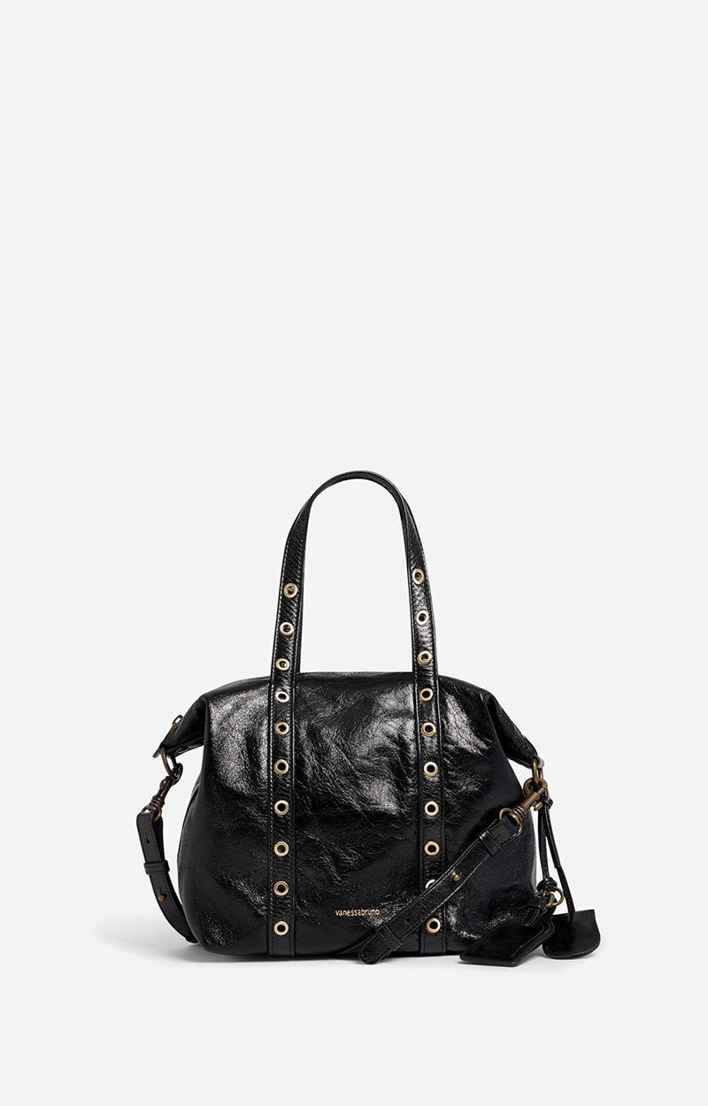 Sac Zippy Noir en Cuir