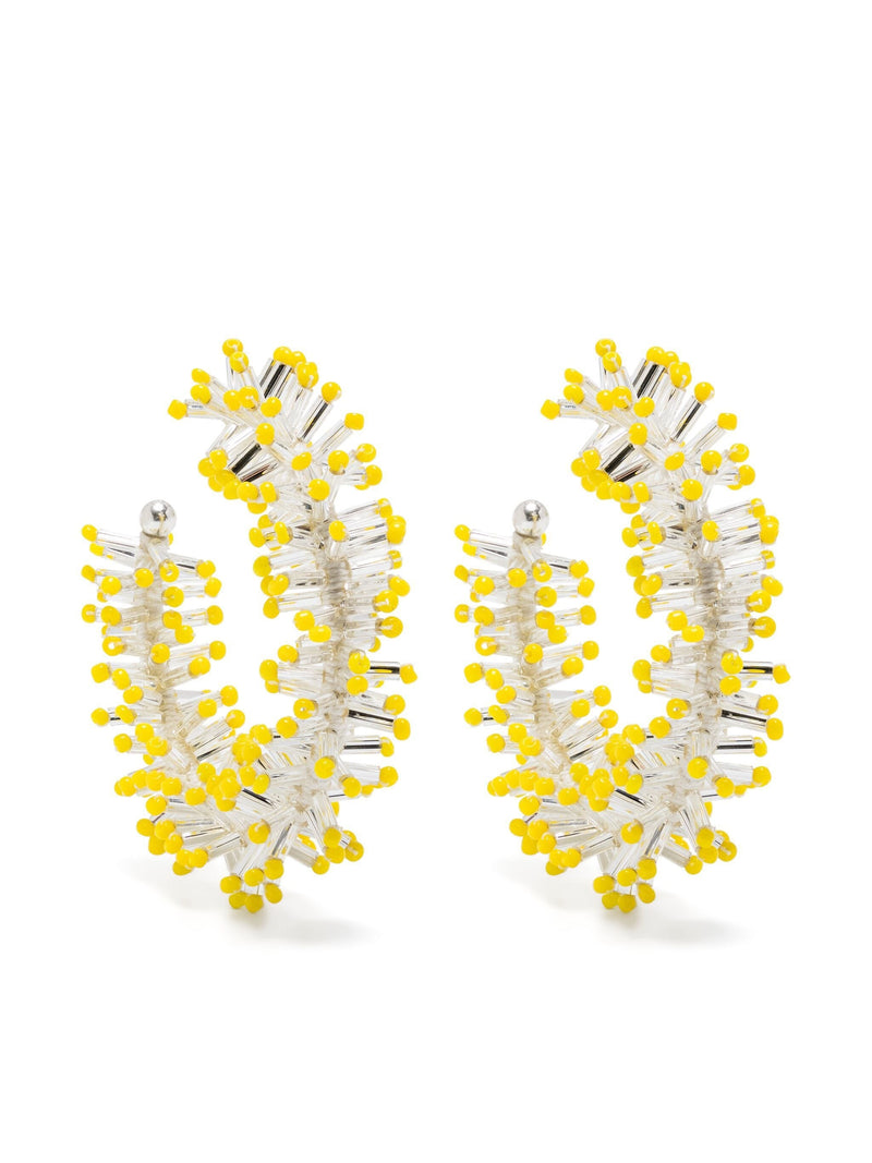 Boucle d'oreille Firefly Yellow/Silver