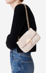 Sac Nano Moon Velours Crème