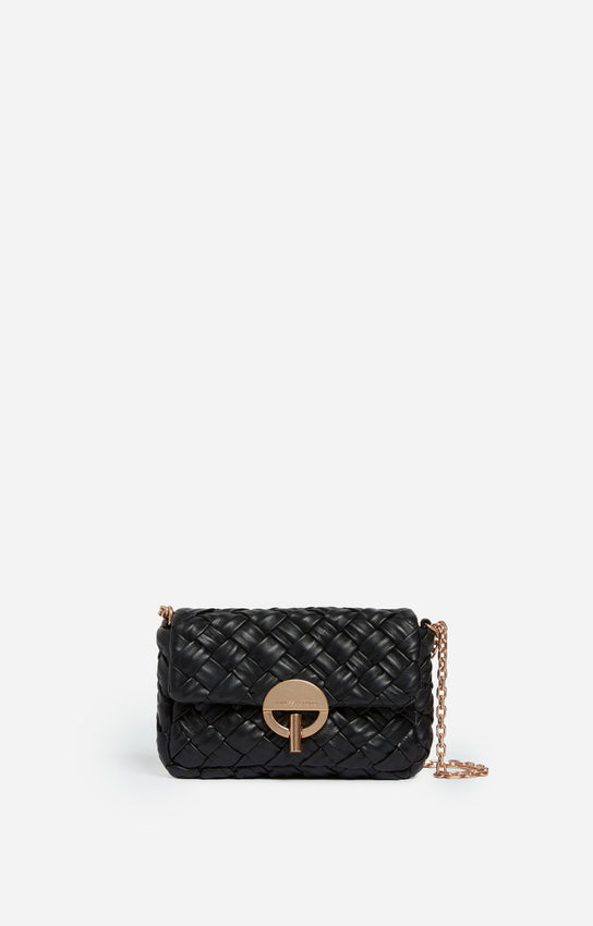 Sac Nano Moon Noir Tressé