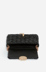 Sac Nano Moon Noir Tressé