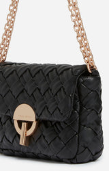 Sac Nano Moon Noir Tressé