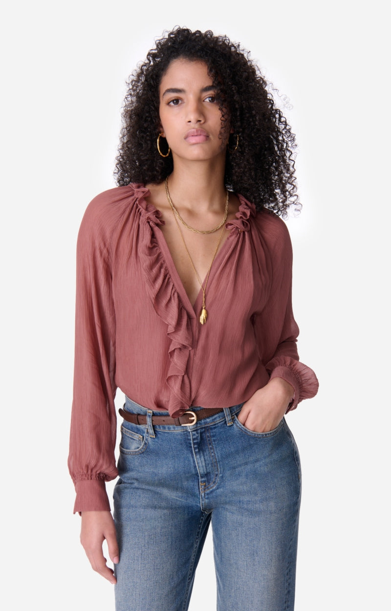 Blouse Eileen Bois de rose