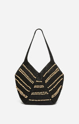 Sac Panier Berlingot en Papier Noir