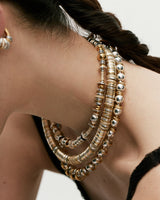 Collier Nefertti or argent