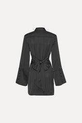 Robe Satin Tie Shirt
