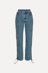 Jeans Laced Straight Leg