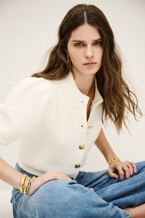 Cardigan Garance écru
