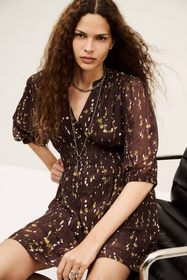 Robe Kanissa Chocolat