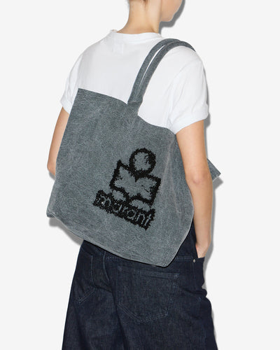 Sac Yenky Grey coton délavé logo