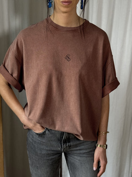 Tee-Shirt Oversize Marron
