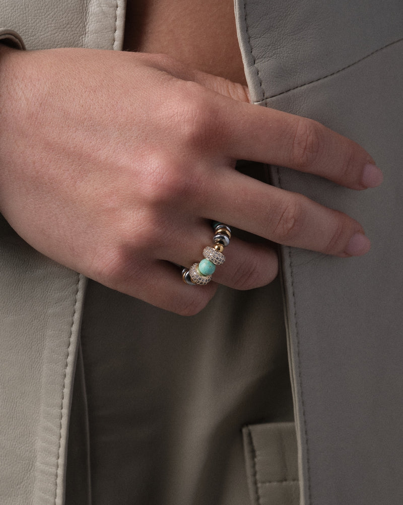Bague Nefertiti Turquoise