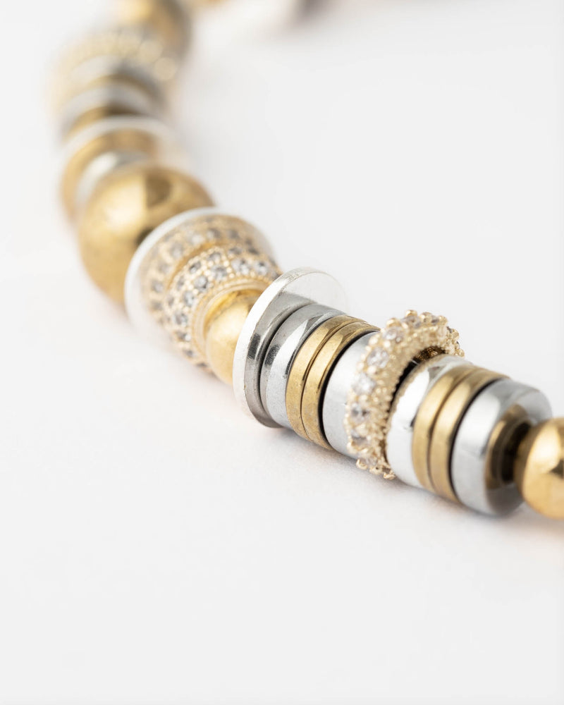 Collier Nefertti or argent