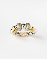 Bague Nefertiti Double Doré