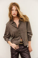 Cardigan Boston Chamois Chiné