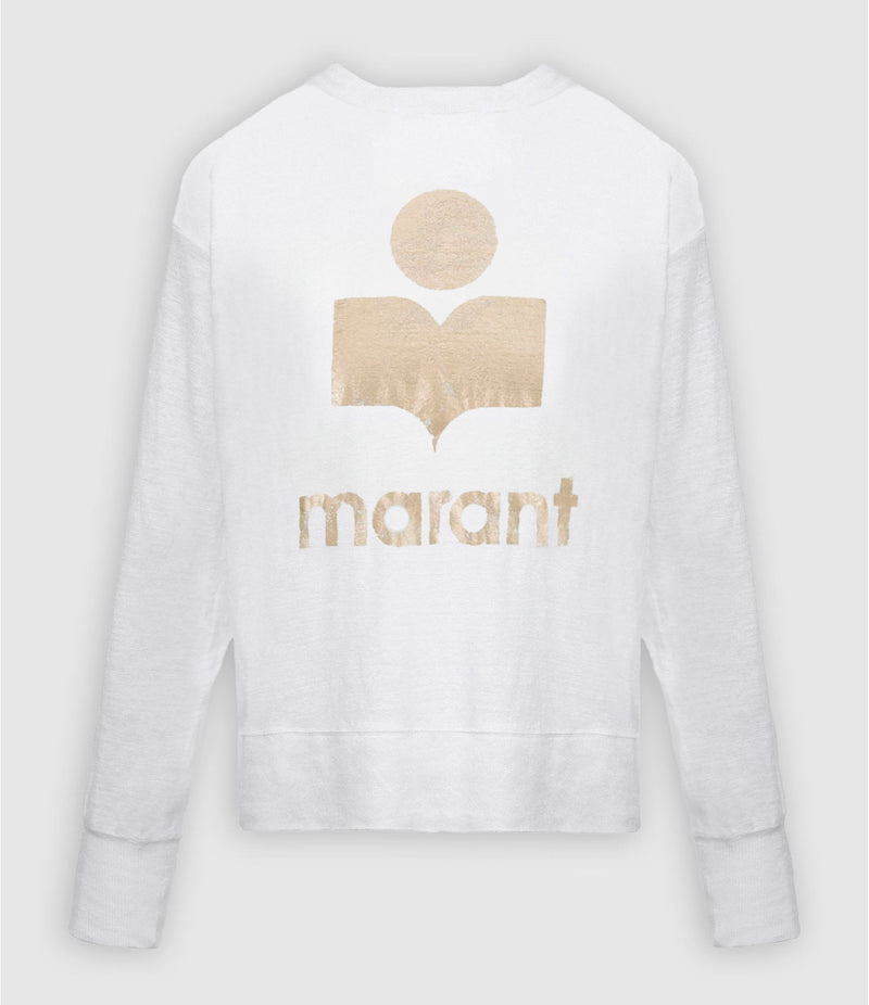 T-shirt Klowia White/Light Gold