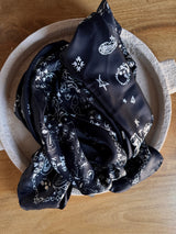 Foulard Blondie 85 Bandana Noir