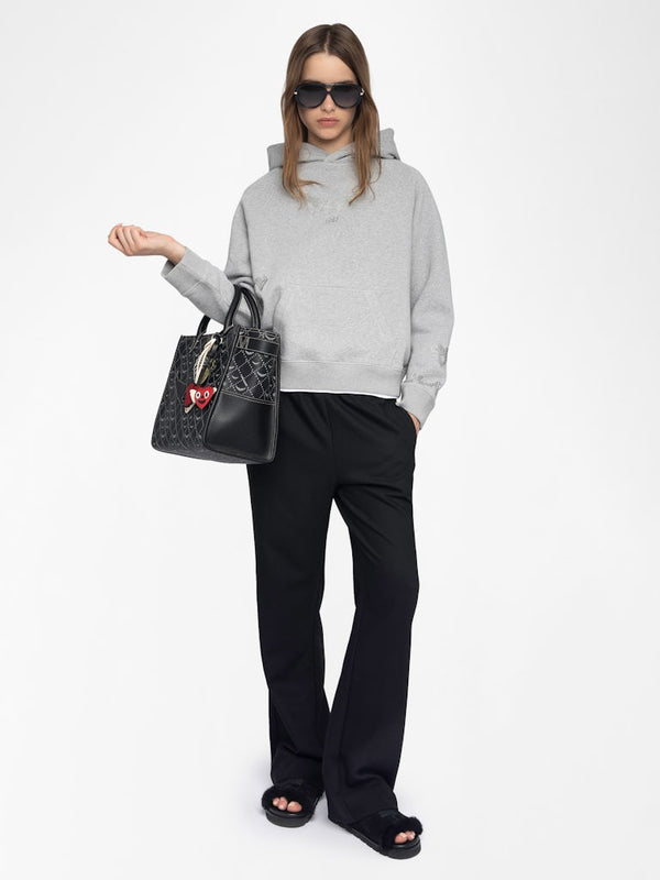 Sweatshirt Georgy Strass Gris