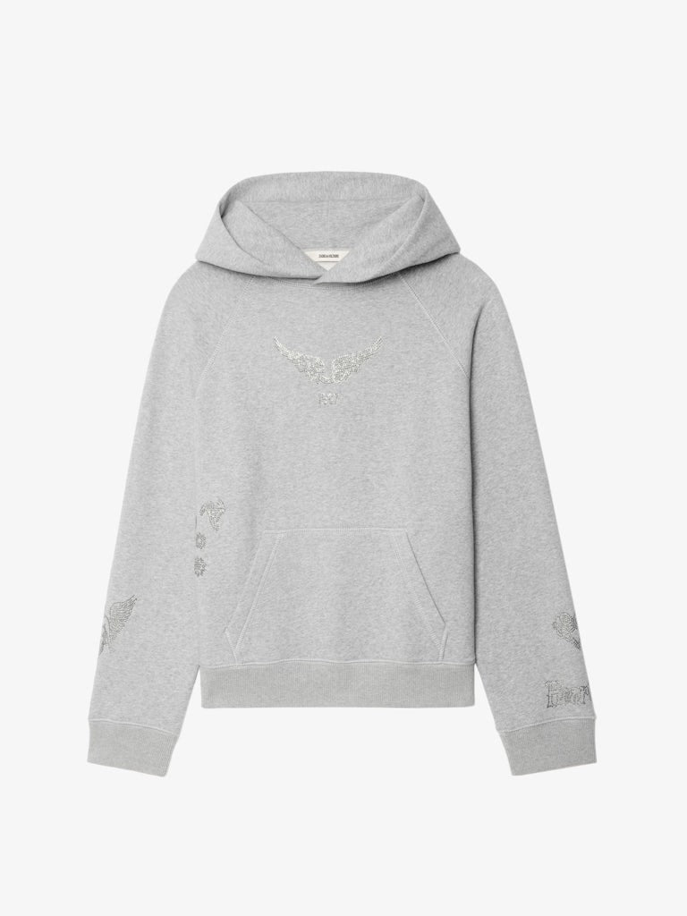 Sweatshirt Georgy Strass Gris