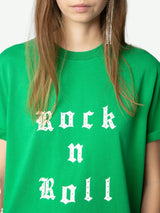 T-shirt Rock and Roll Strass