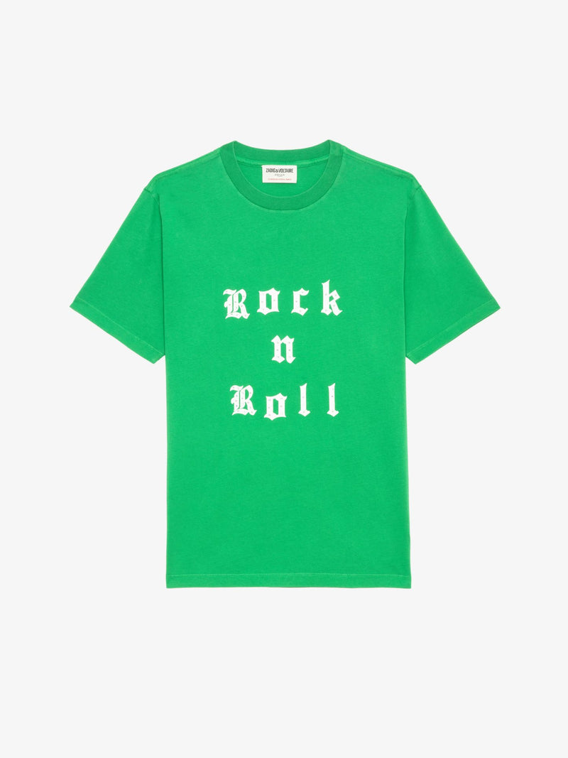 T-shirt Rock and Roll Strass