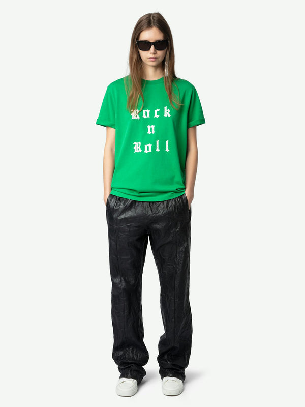 T-shirt Rock and Roll Strass