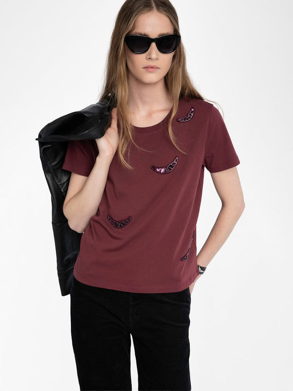 T-shirt Alys Bordeaux