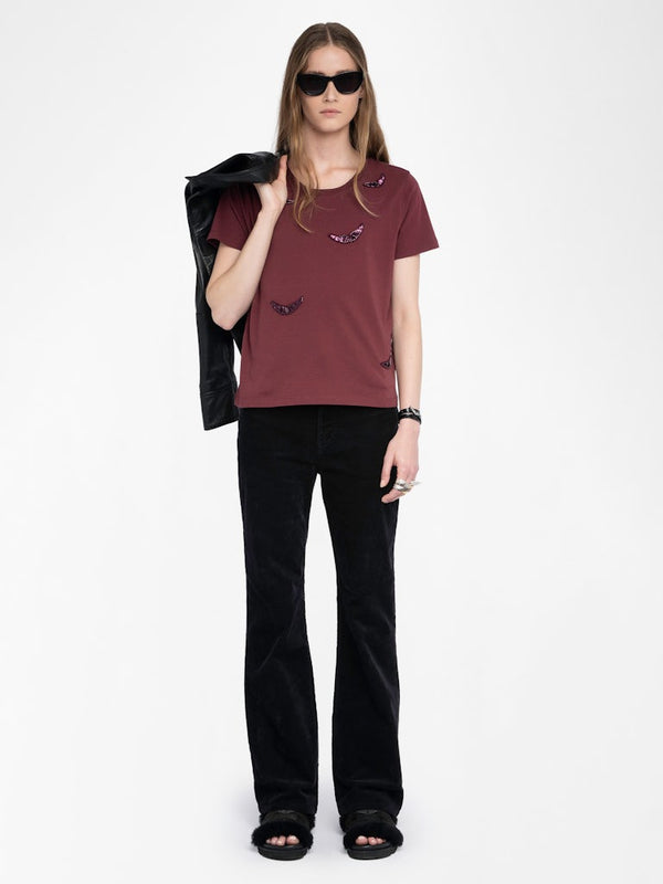 T-shirt Alys Bordeaux