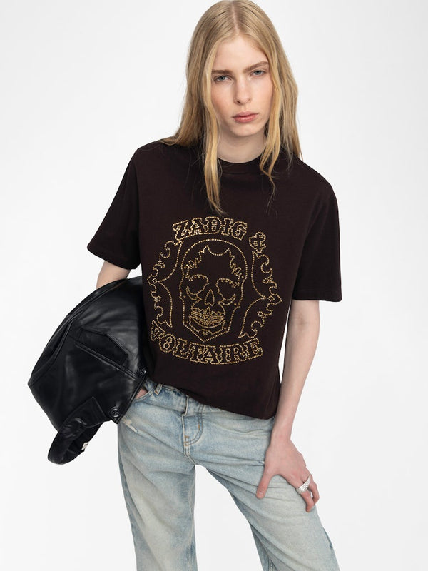 T-shirt Edwin Dark chocolate