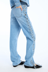 Jean Twisted Lacing