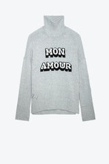 Pull Alma We Mon amour Gris Chiné