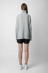 Pull Alma We Mon amour Gris Chiné