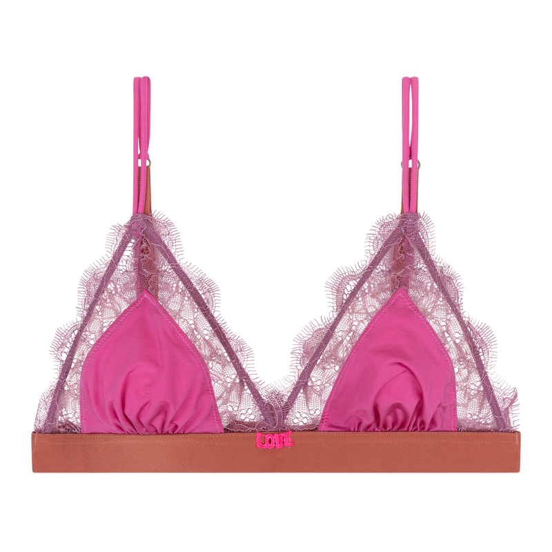 Bralette triangle Rose