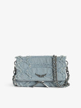 Pochette rock nano denim