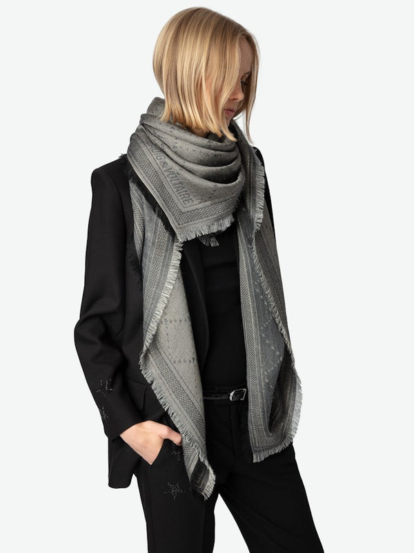 Foulard Glenn Monogram Metallise Street