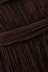 Robe Tania marron