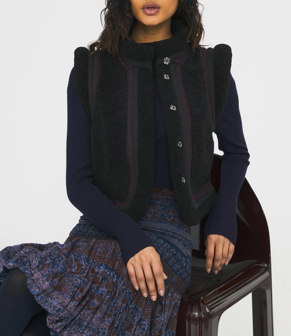 Gilet Sally Noir