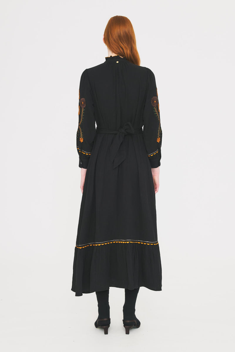 Robe longue Sun noir