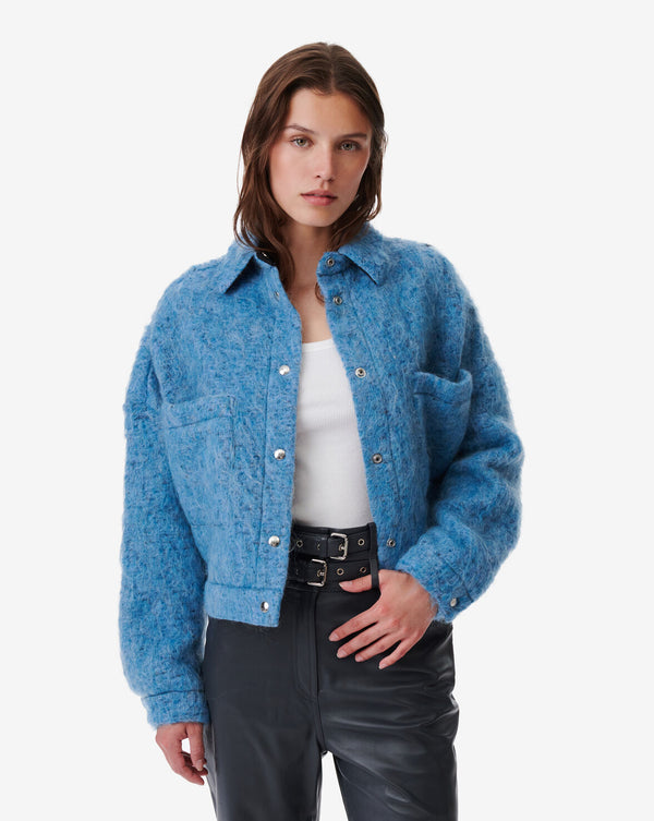 Blouson court fluffy Domal