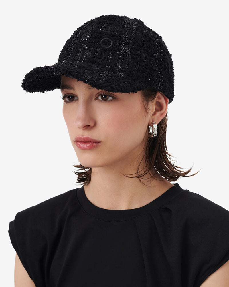 Casquette Greb Tweed Black Glitter