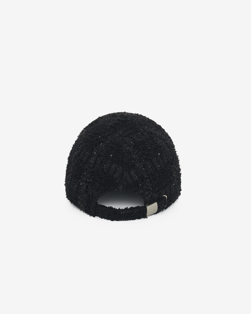 Casquette Greb Tweed Black Glitter