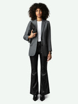 Blazer Viva Strass Gris Chiné