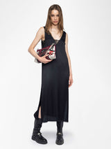 Robe Renzo Satin Noir