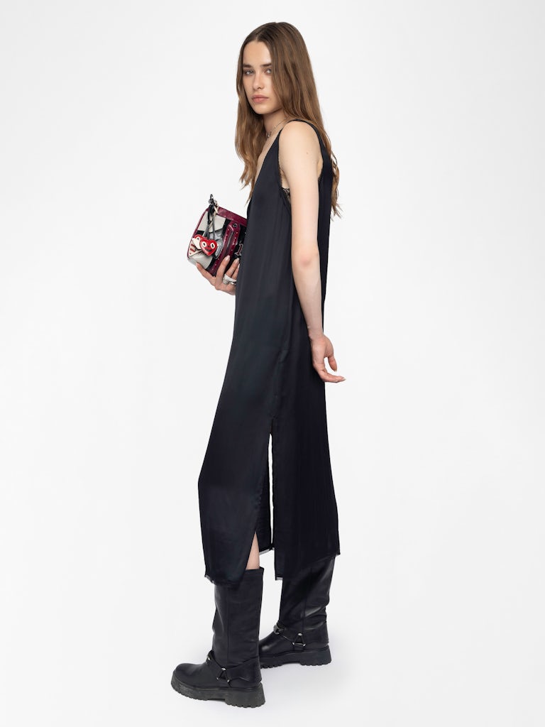 Robe Renzo Satin Noir