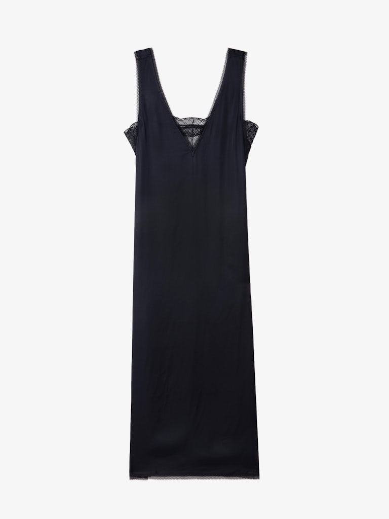 Robe Renzo Satin Noir