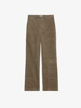 Pantalon Pepper Velours Marron