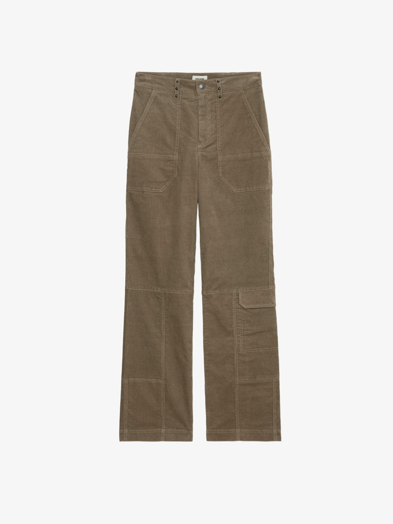 Pantalon Pepper Velours Marron