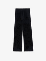 Pantalon Poma Flowers Black