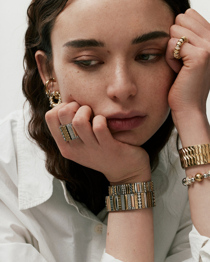 Bague Nefertiti Doré