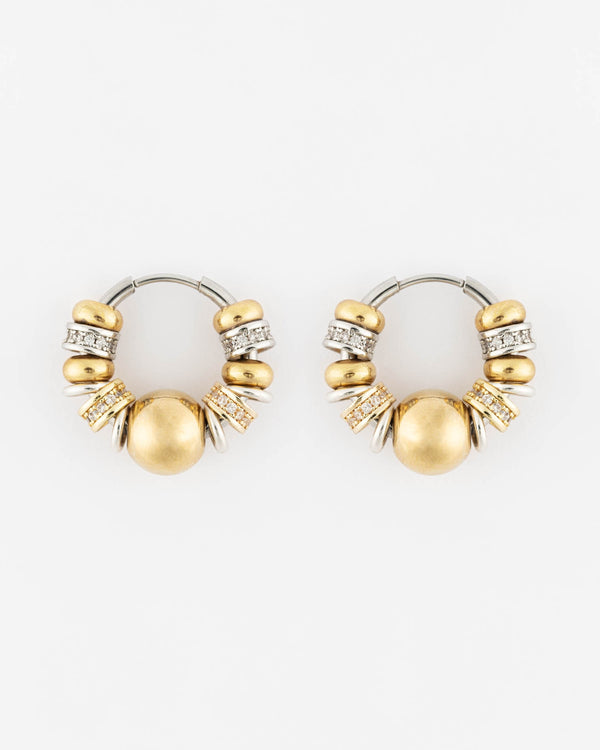 Boucles d'oreilles Hoops Bubble Shiny